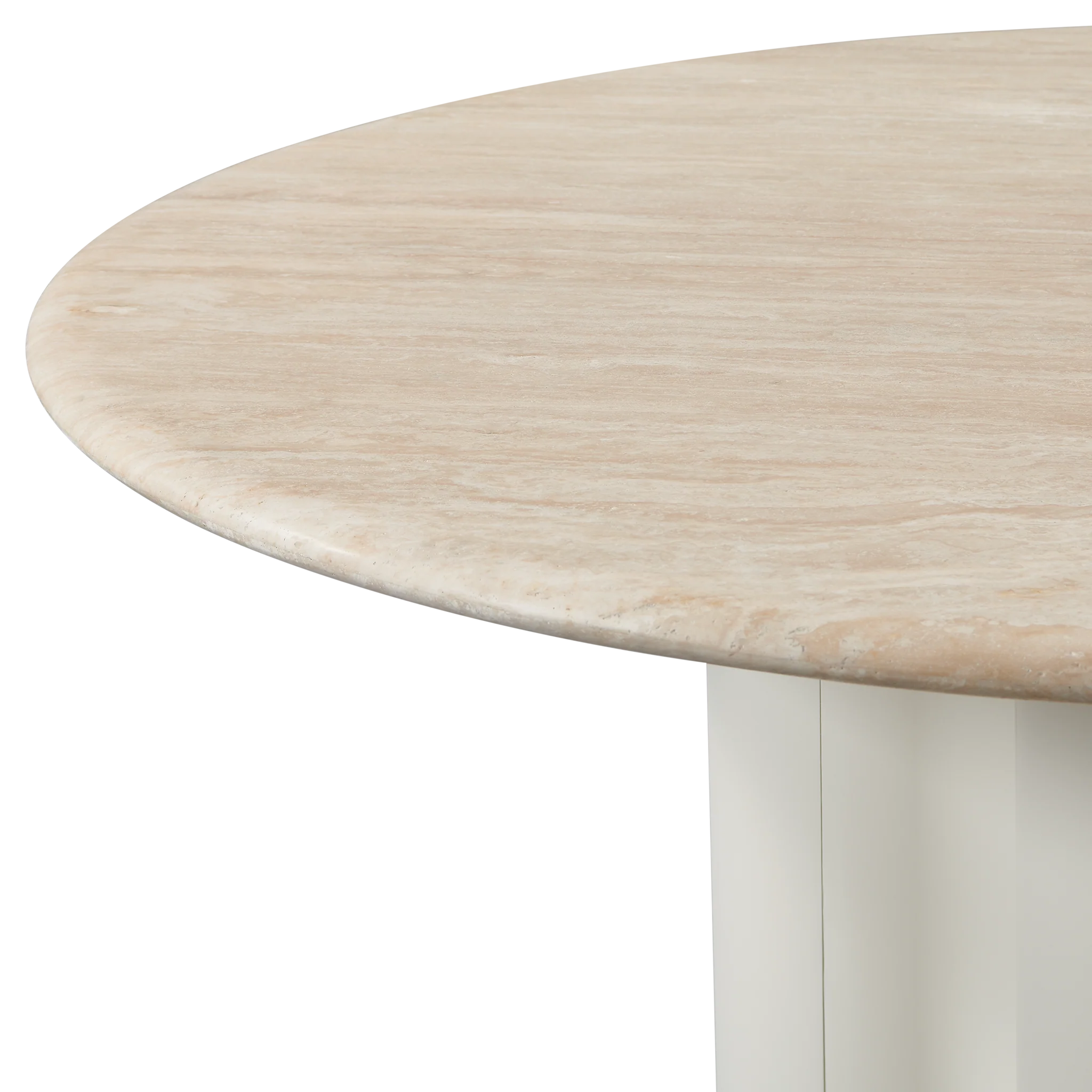 Porto Aluminum Round Dining Table 60" - Image 3