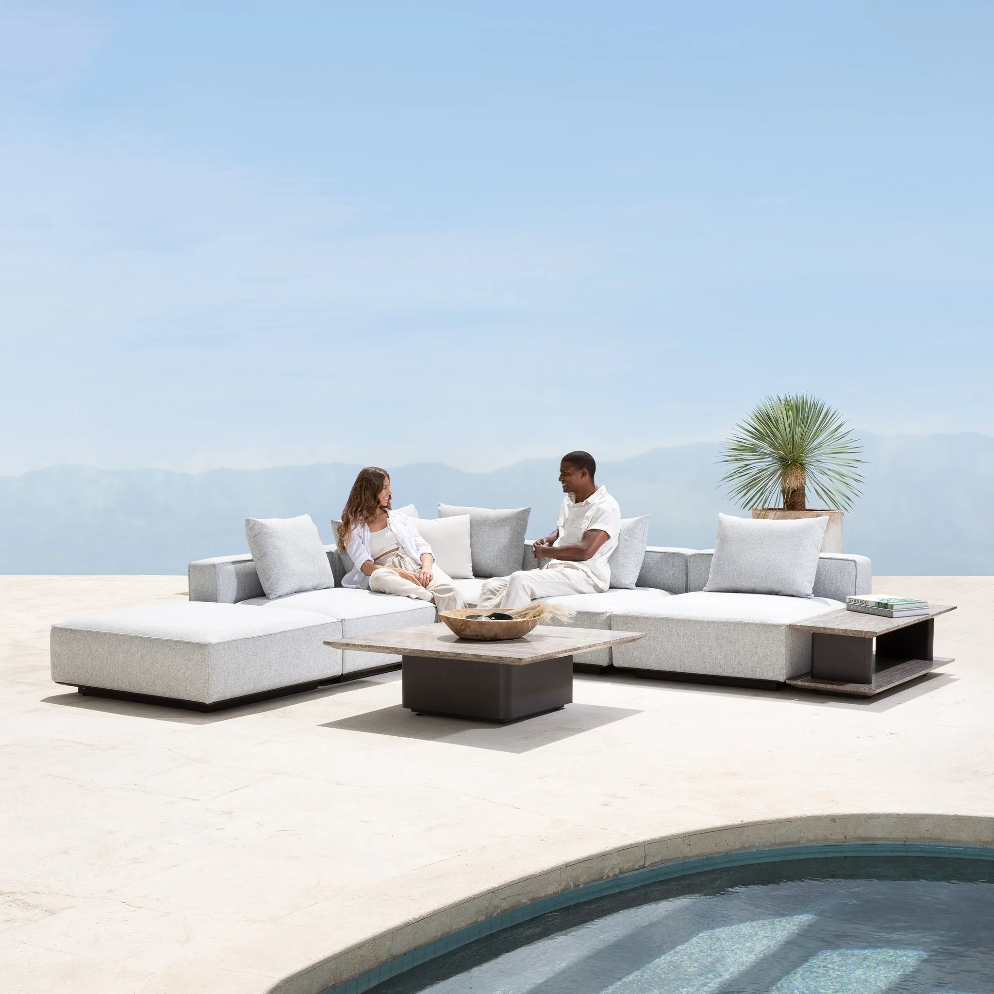 Santorini Outdoor Corner Left - Image 2