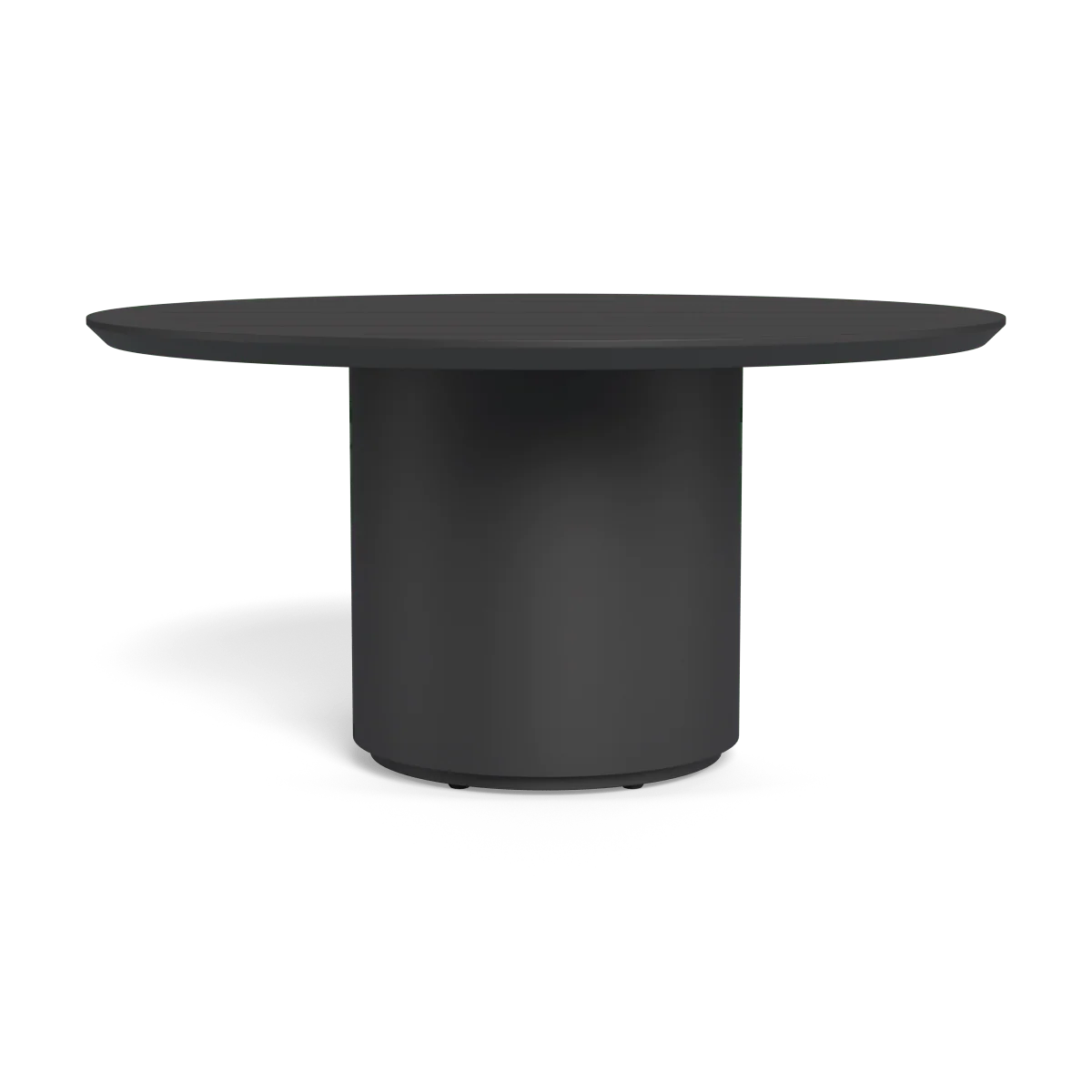 Santorini Outdoor Slatted Round Dining Table 60"