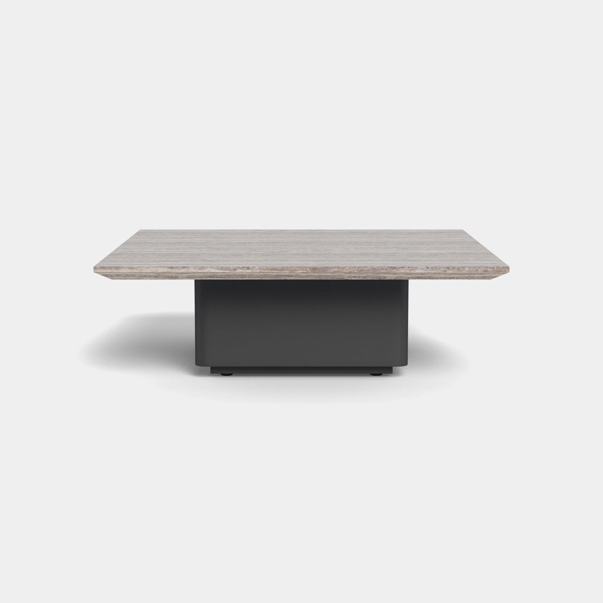 Santorini Outdoor Stone Square Side Table - Image 9