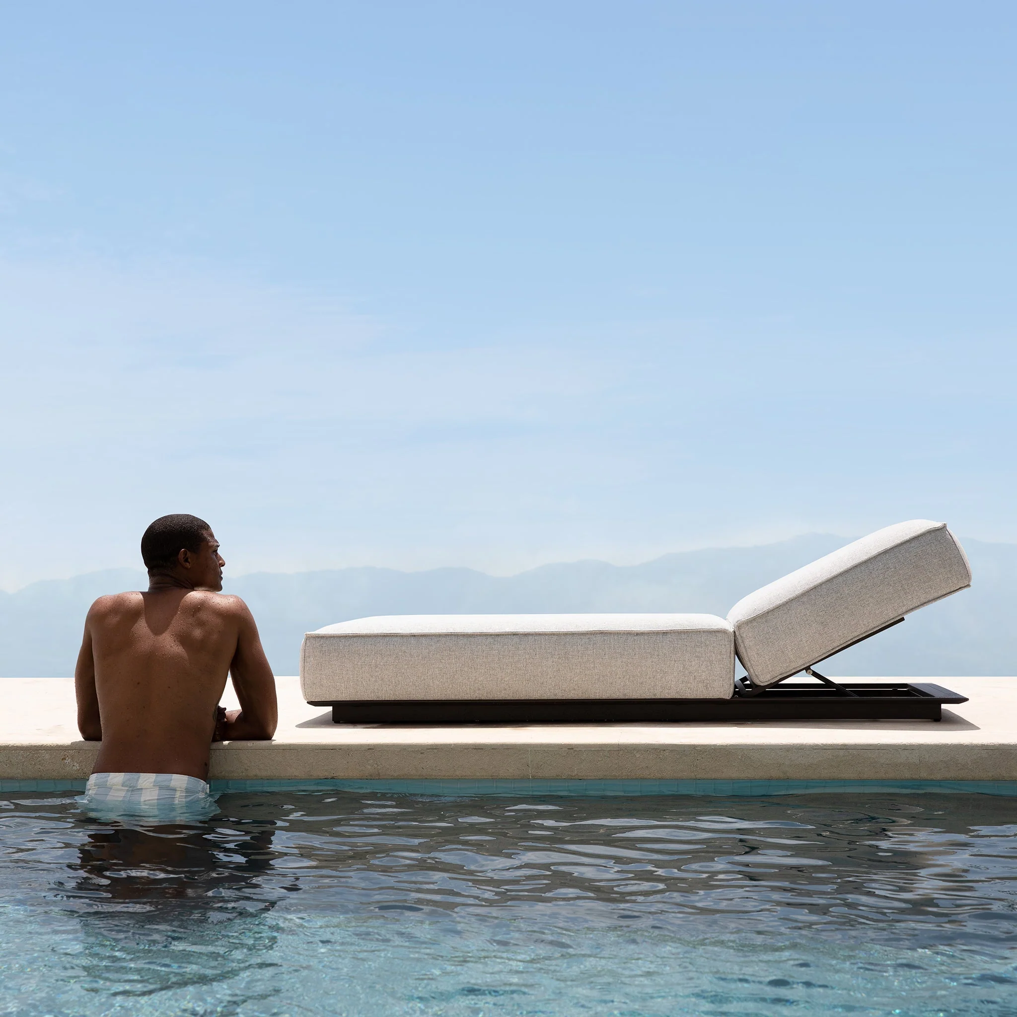 Santorini Outdoor Sun Lounge - Image 6