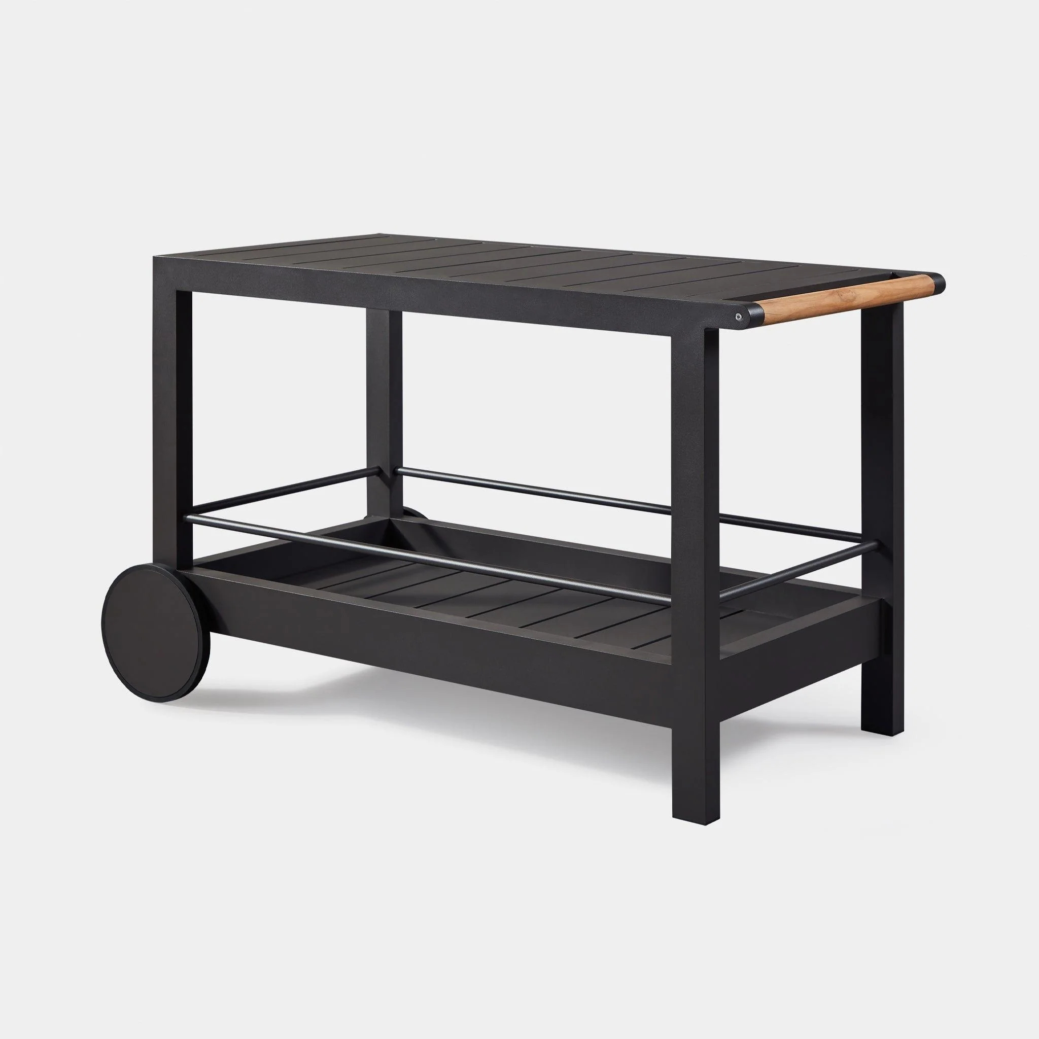 Tavola Slatted Bar Cart - Image 3