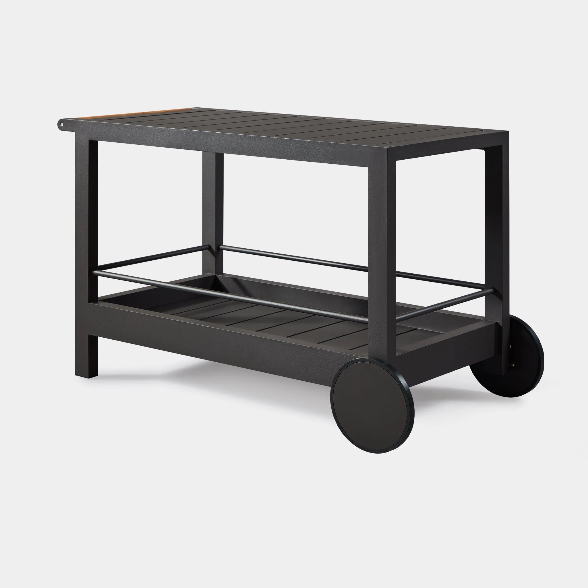 Tavola Slatted Bar Cart - Image 4