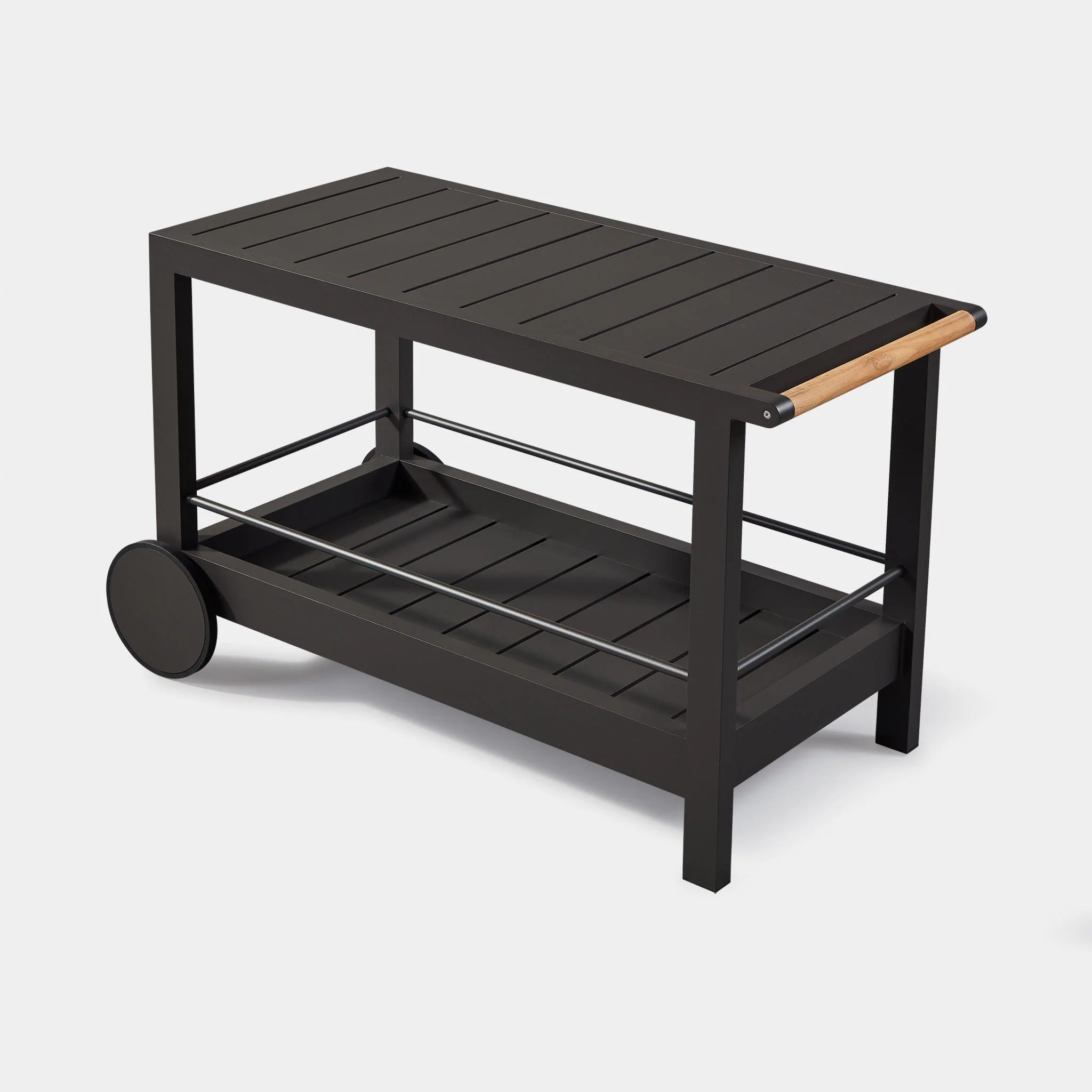 Tavola Slatted Bar Cart - Image 5