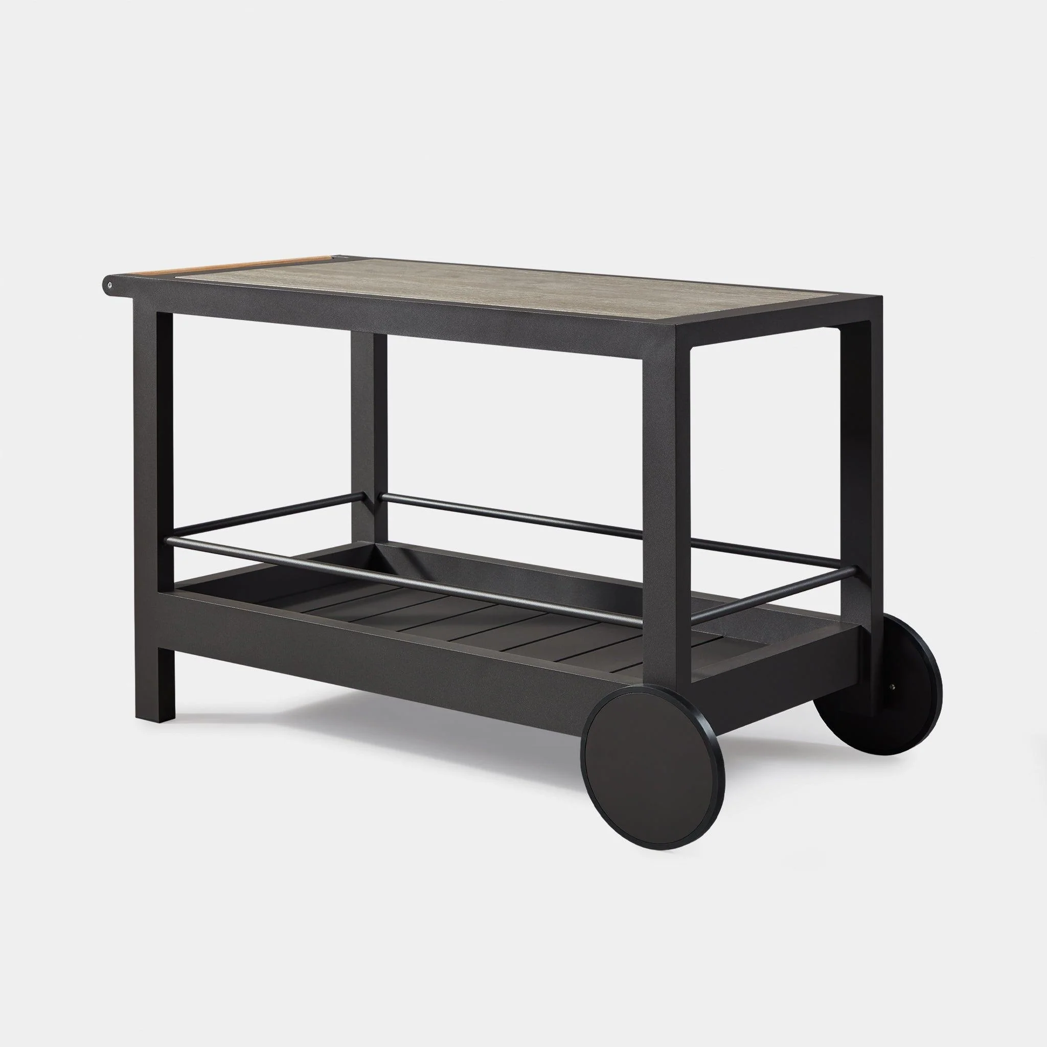 Tavola Stone Bar Cart - Image 3