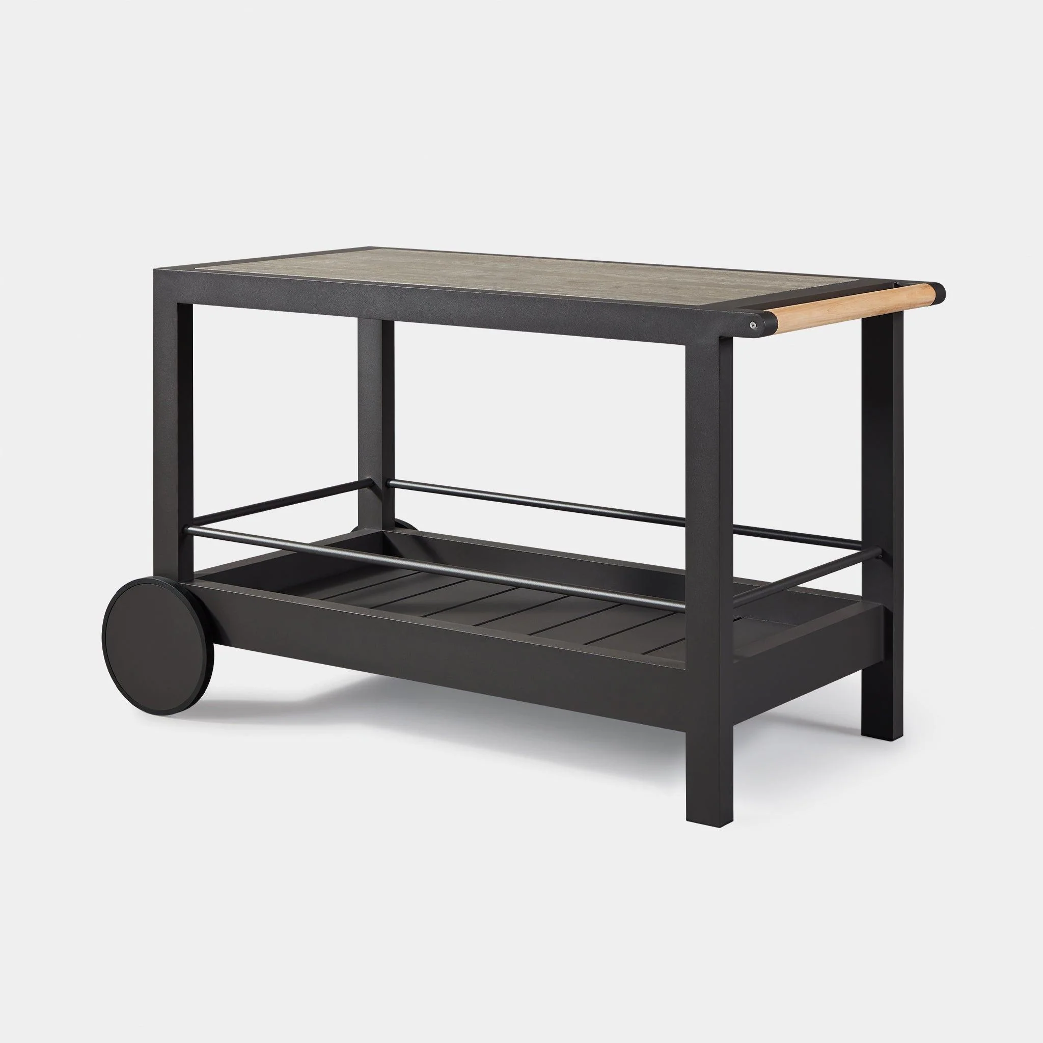 Tavola Stone Bar Cart - Image 4