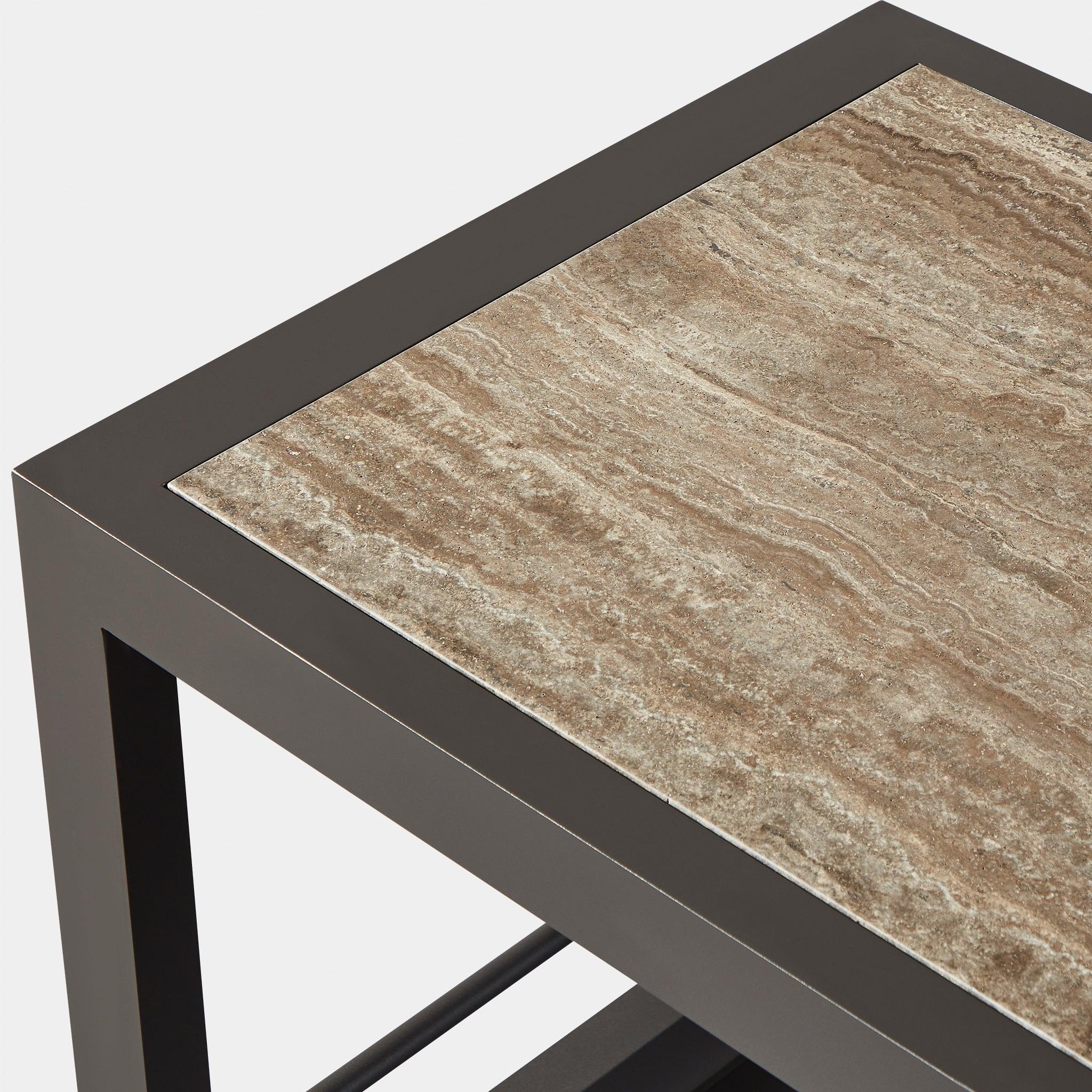 Tavola Stone Bar Cart - Image 7