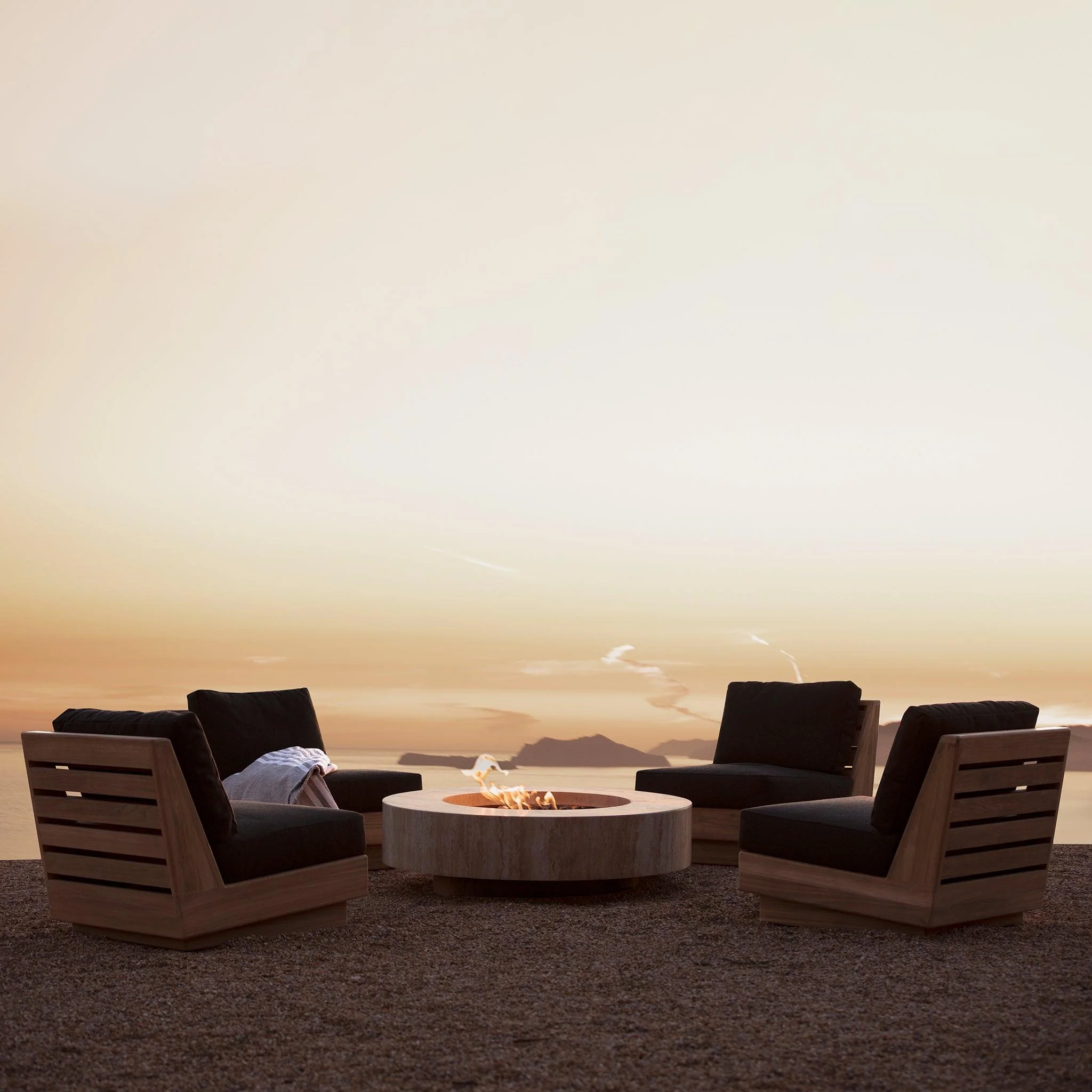 Tulum Armless Lounge Chair - Image 6