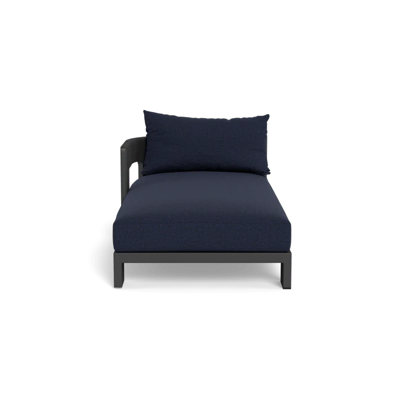 Victoria Aluminum Chaise Left - Image 17