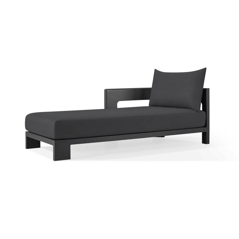 Victoria Aluminum Chaise Left - Image 2