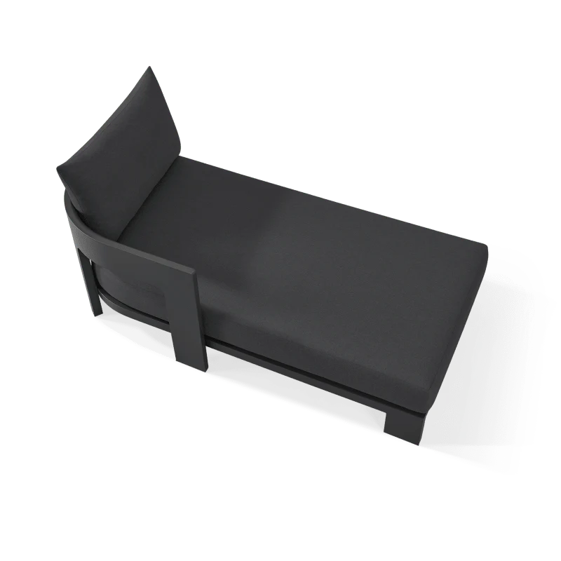 Victoria Aluminum Chaise Left - Image 5