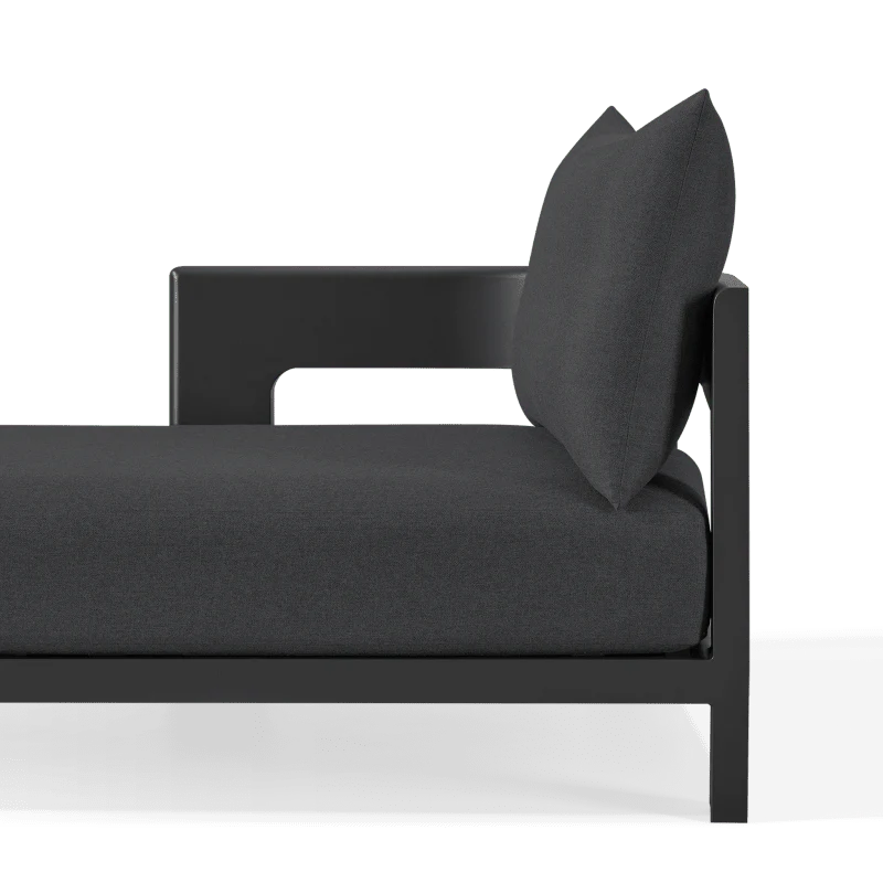 Victoria Aluminum Chaise Left - Image 6
