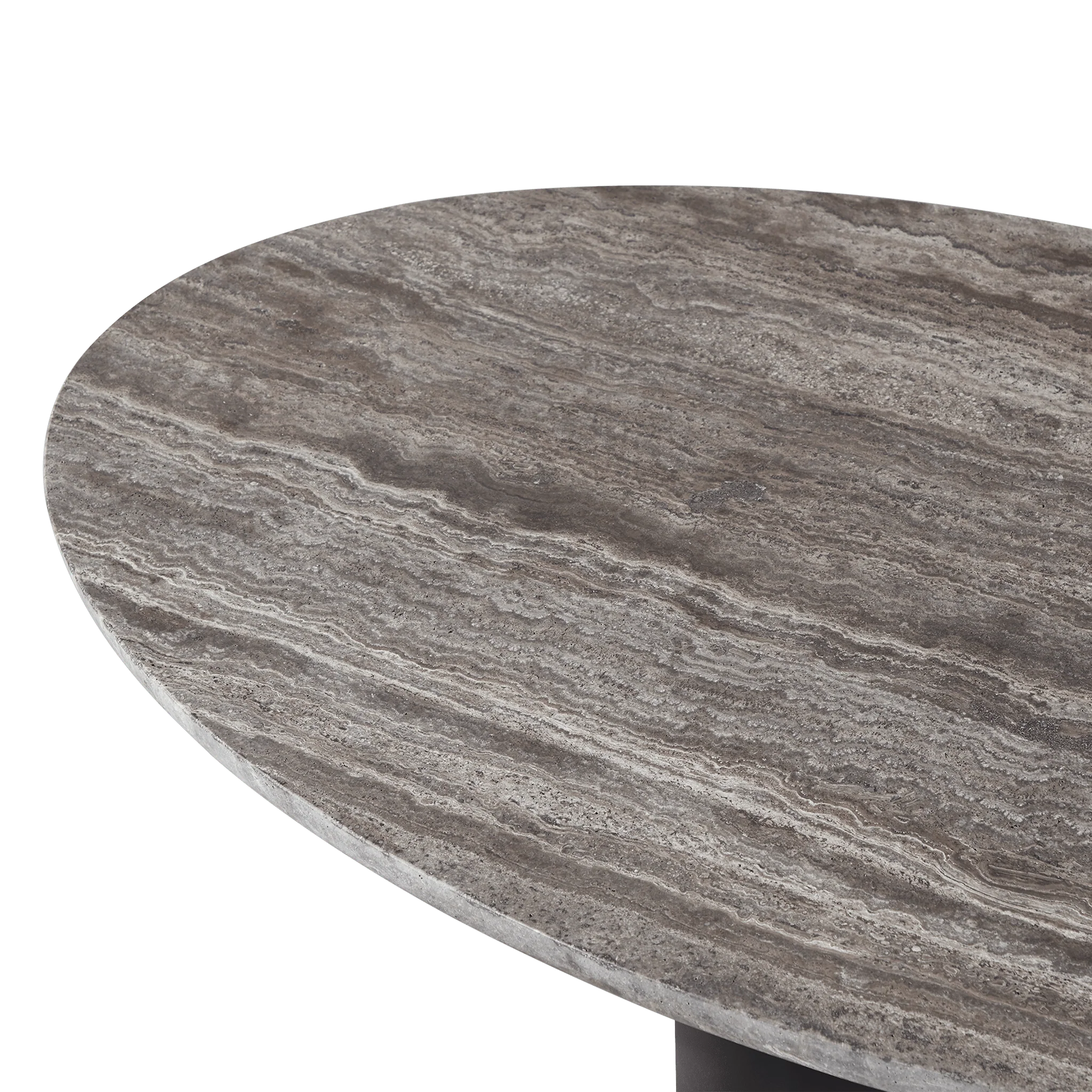 Victoria Oval Stone Coffee Table - Image 7