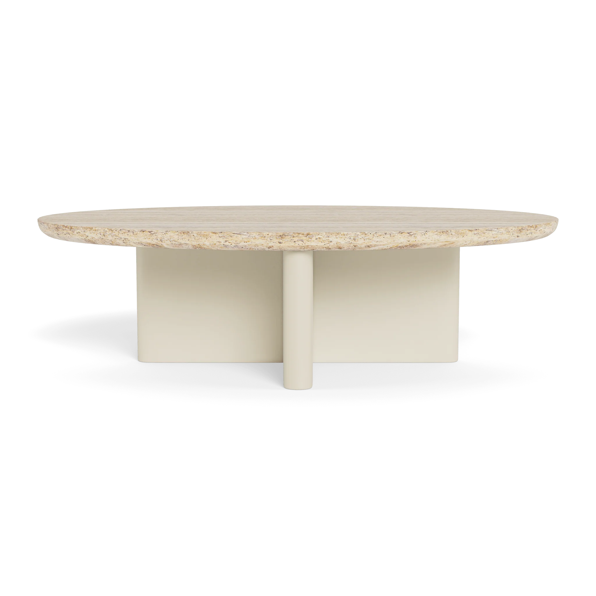 Victoria Oval Stone Coffee Table - Image 8