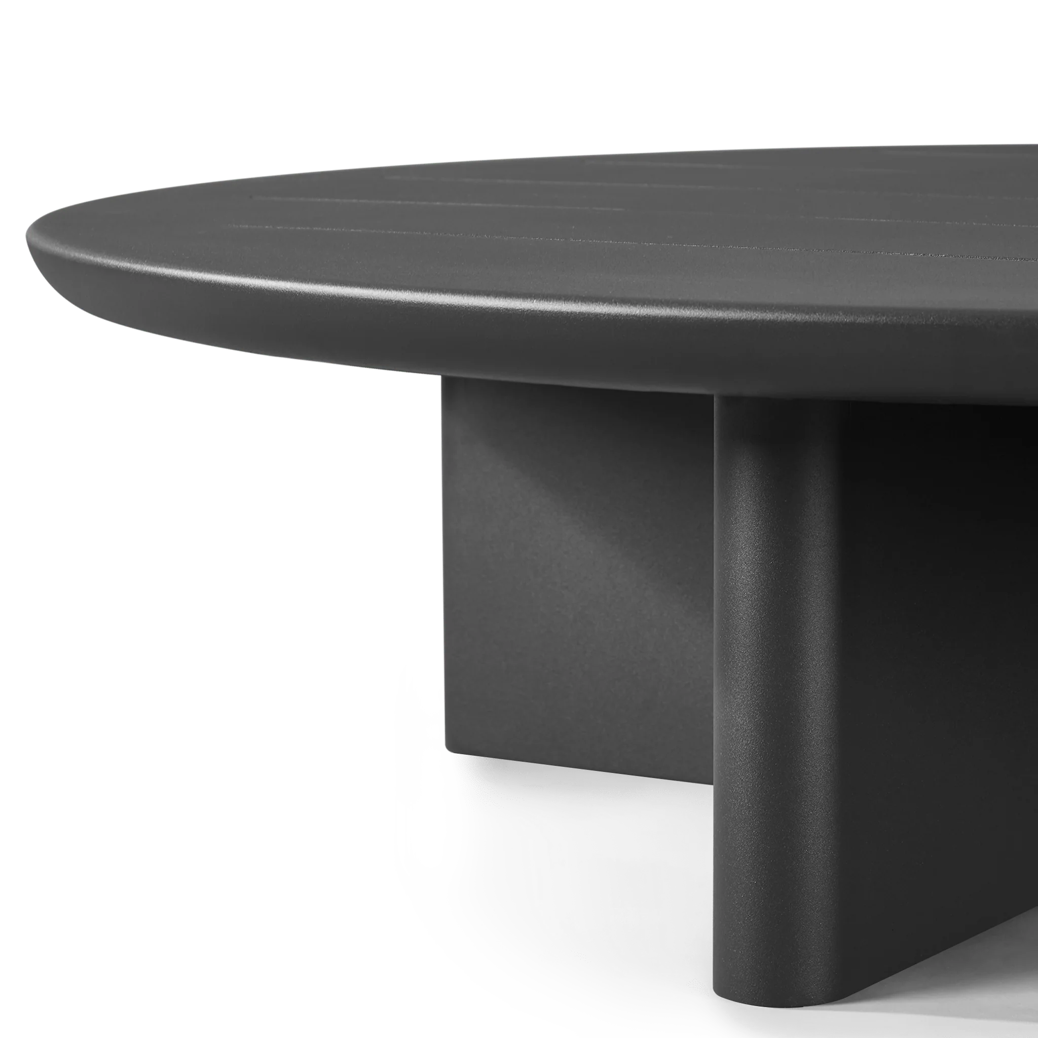Victoria Round Slatted Coffee Table - Image 6