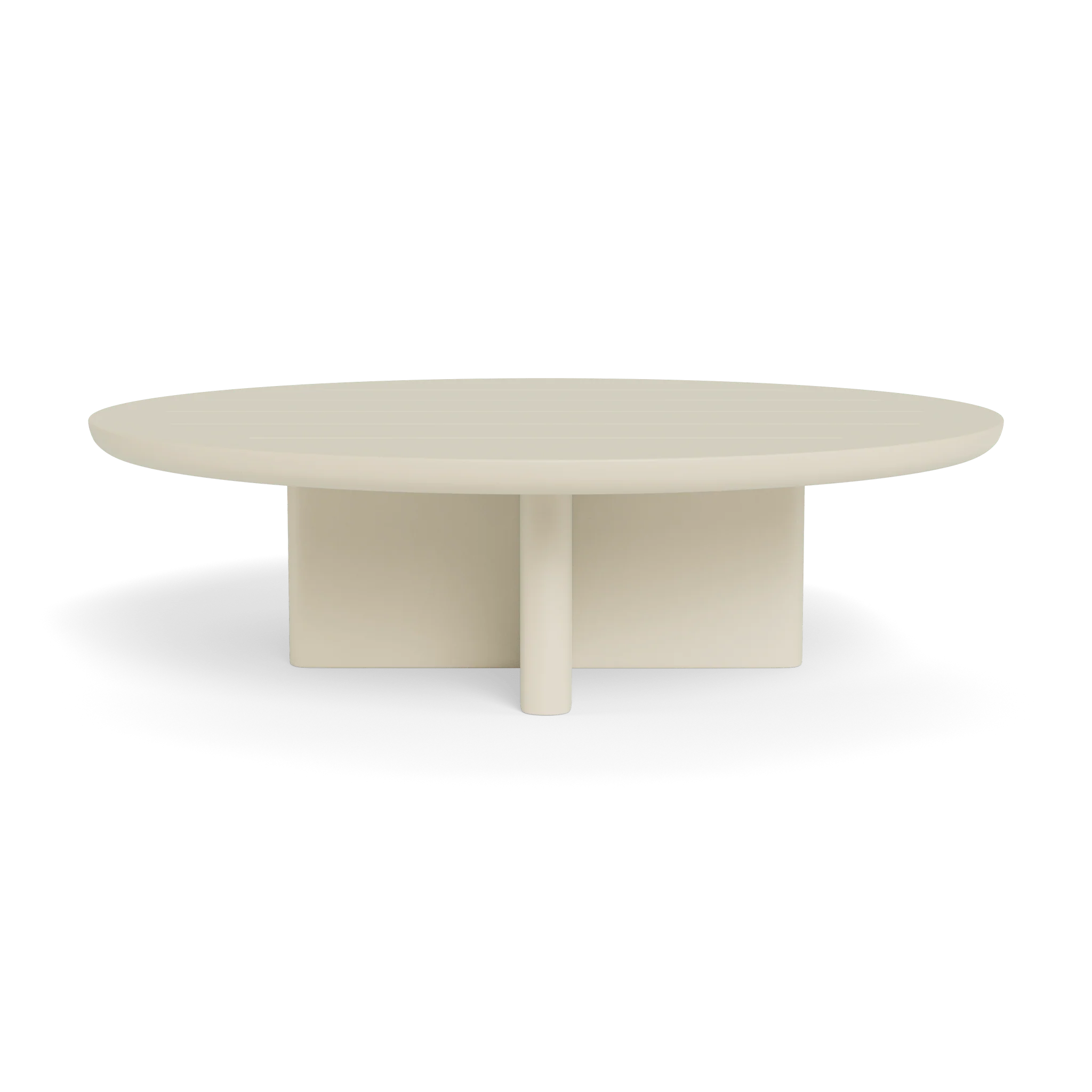 Victoria Round Slatted Coffee Table - Image 7