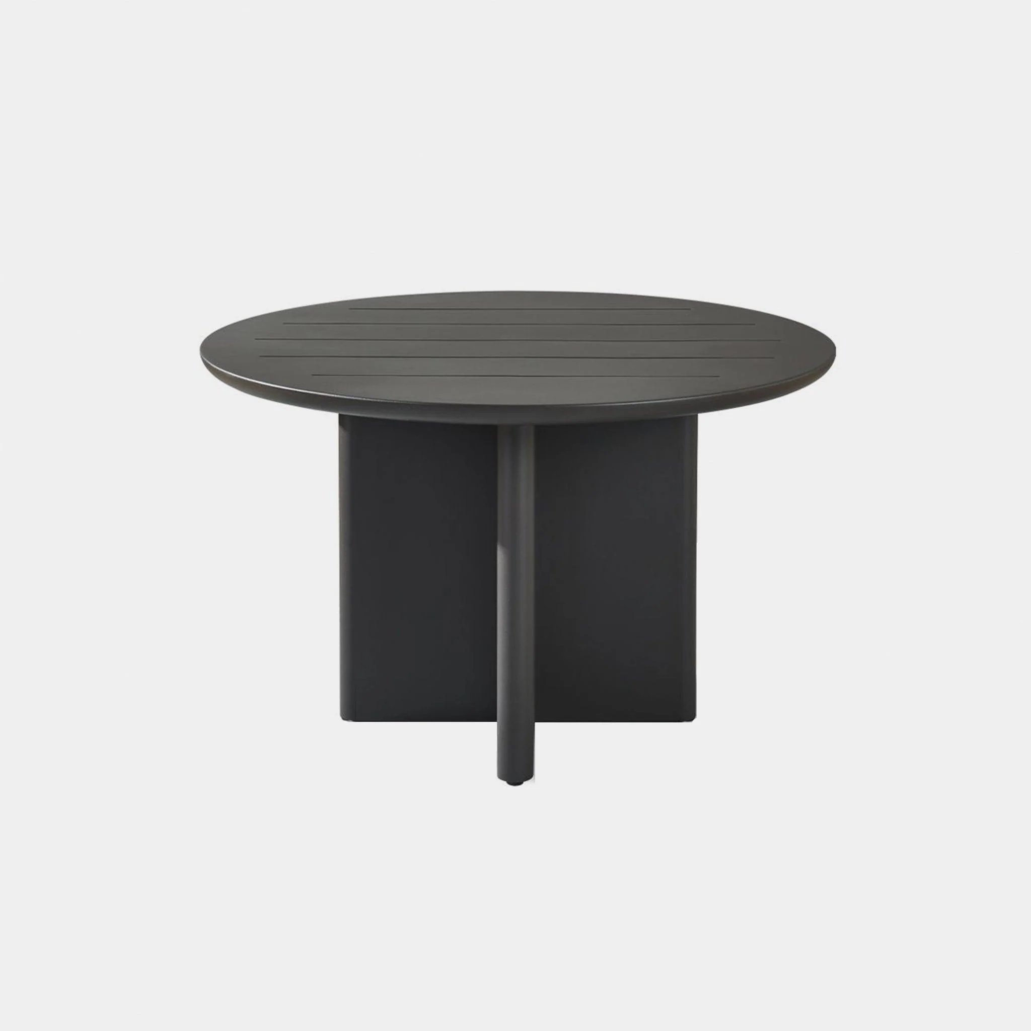 Victoria Slatted Round Dining Table 48" - Image 3