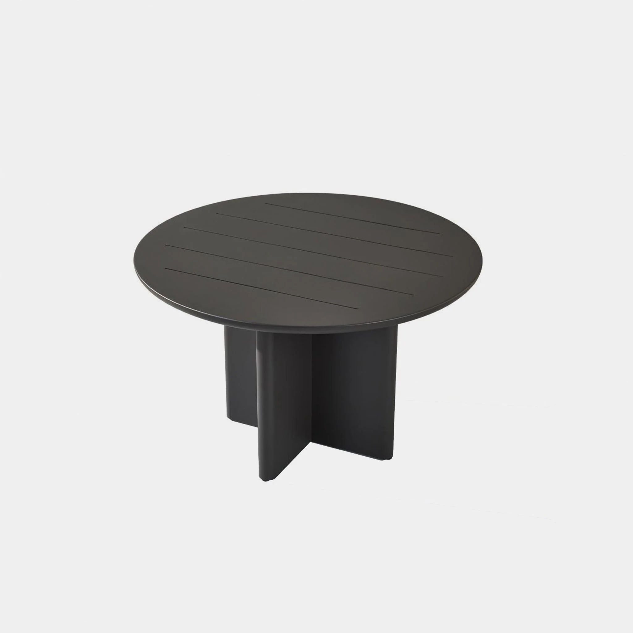 Victoria Slatted Round Dining Table 48" - Image 4