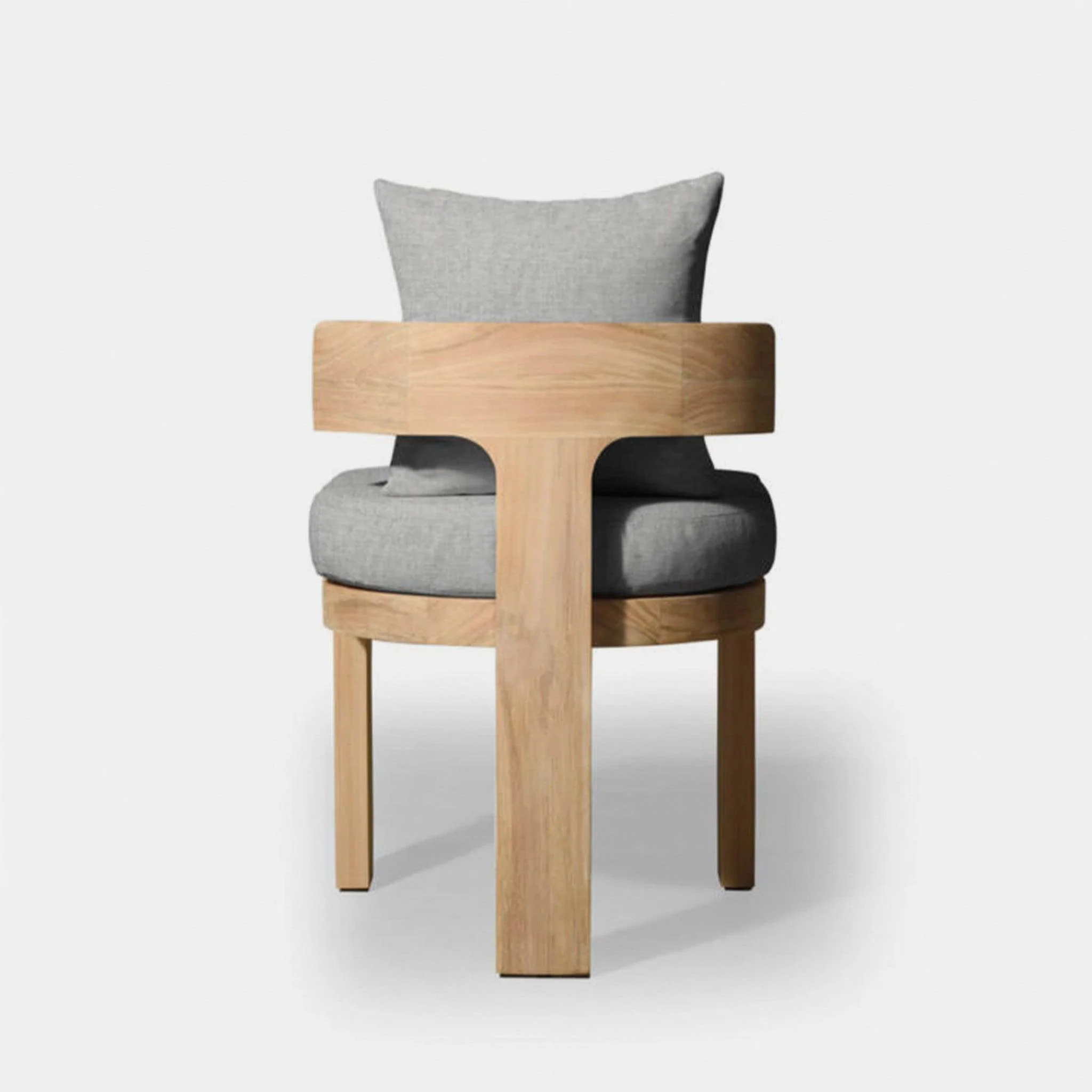 Victoria Teak Armless Dining Chair - Image 5