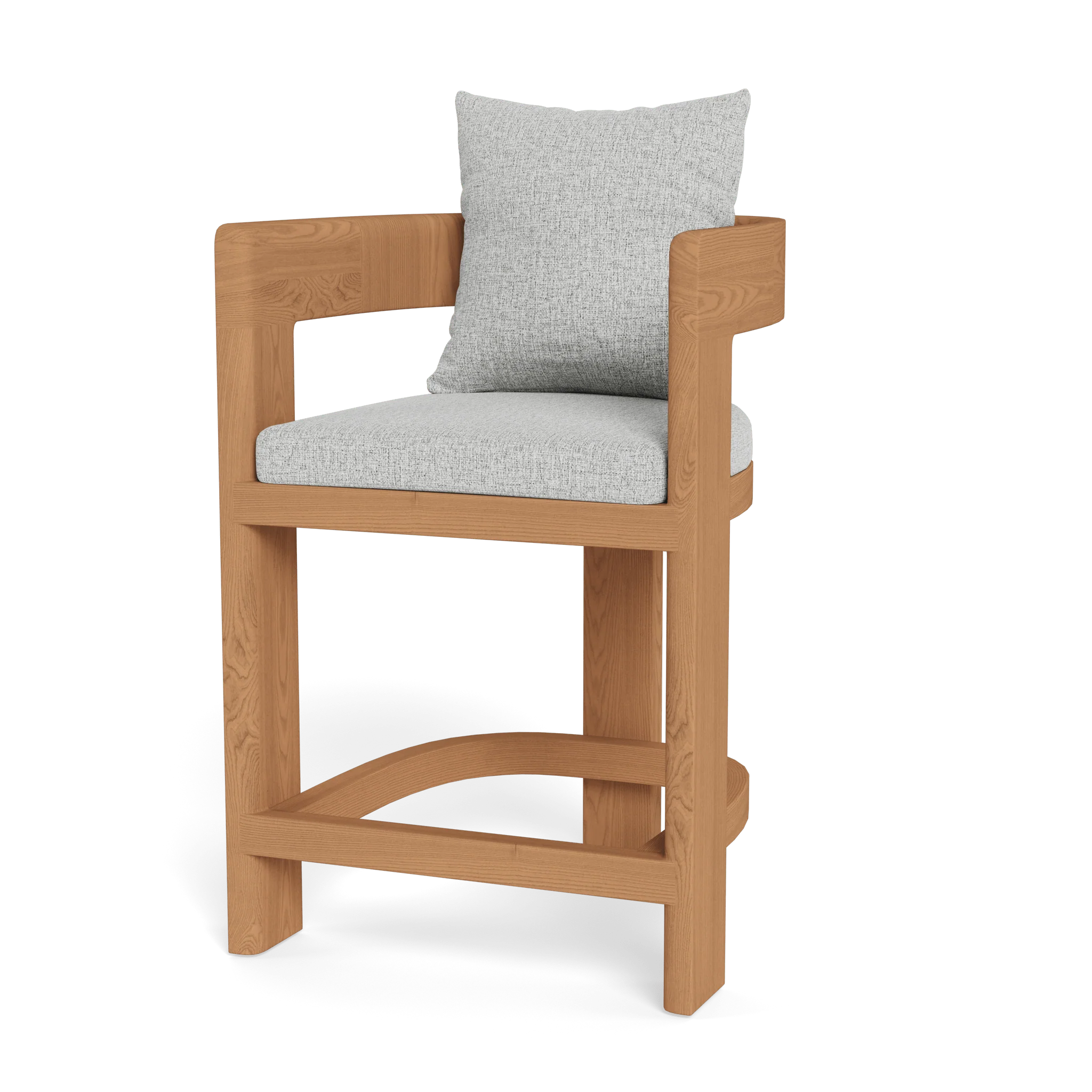 Victoria Teak Counter Stool - Image 2