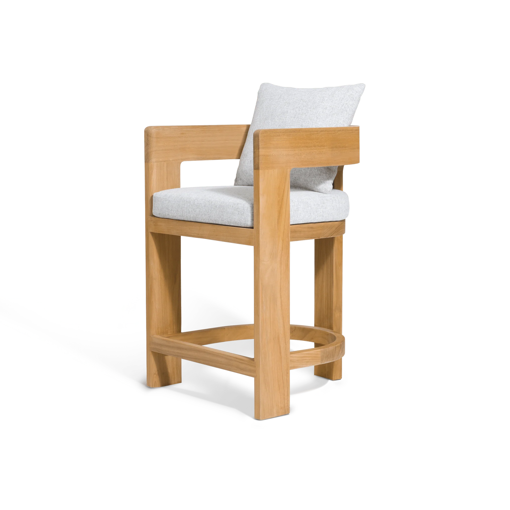 Victoria Teak Counter Stool - Image 3