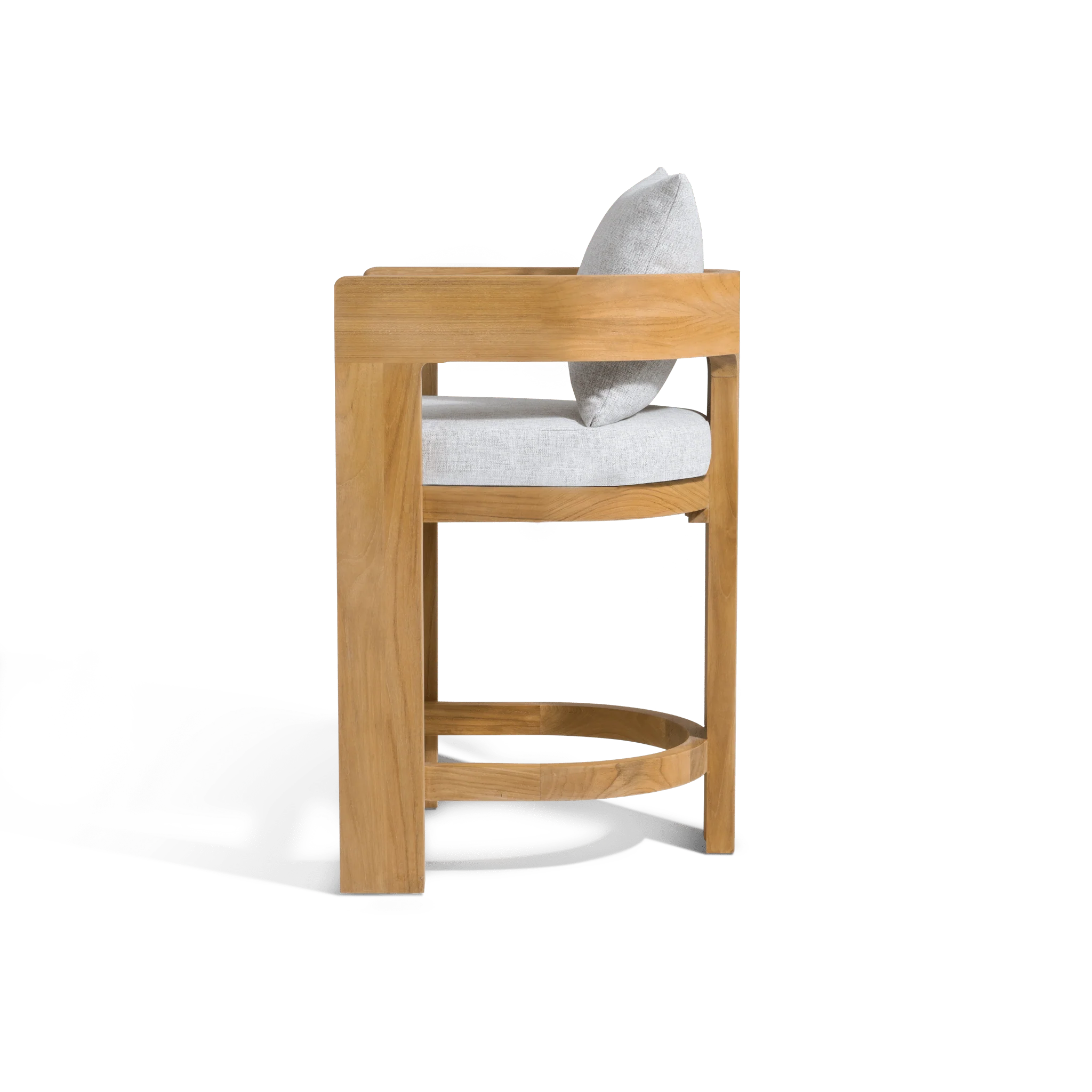 Victoria Teak Counter Stool - Image 4